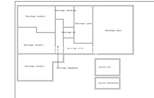 Appartement
         4 pièces
        - 92 m² 322 000 € *