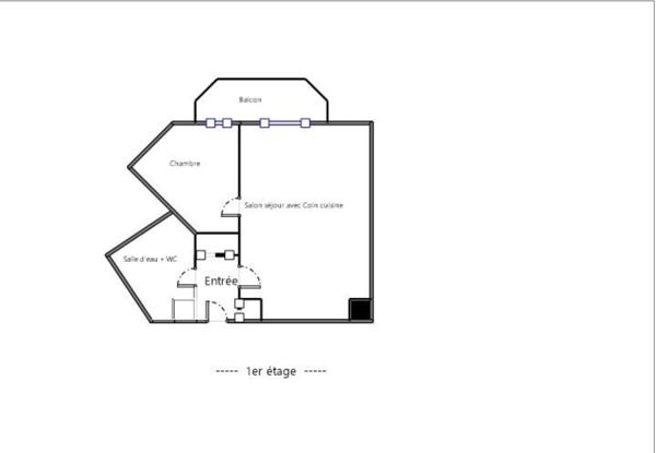 Appartement à vendre 2 pièces 33,07 m² Villiers-sur-Marne