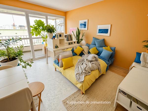 Appartement Pau 1 chambre, parking