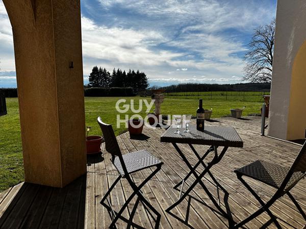 Nord CARCASSONNE - Maison 230 m² 5 chambres en suite, terrain vue Pyrénées .