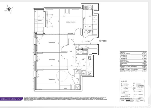 Appartement à vendre 4 pièces 81 m² Romainville