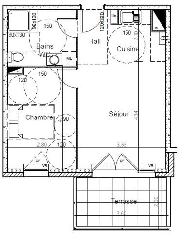 Appartement La Seyne-sur-Mer 40.01 m²