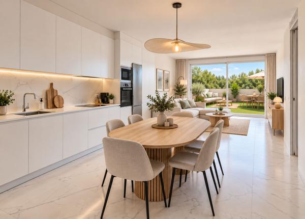 Appartement à Nanteuil les Meaux en rez-de-chaussée - F3 - 74 m2 - 2 chambres - 1 terrasse et 1 jardin et 2 places de stationnement.