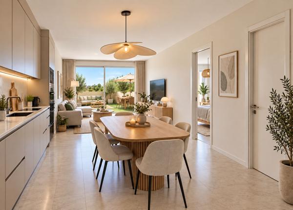 Appartement à Nanteuil les Meaux en rez-de-chaussée - F3 - 74 m2 - 2 chambres - 1 terrasse et 1 jardin et 2 places de stationnement.