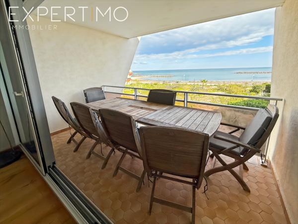 Palavas-les-Flots (34250) 1 Ligne Grand T3, Deux chambres + cabine + terrasse