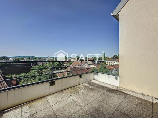 Appartement 3 pièces, deux chambres, TERRASSE