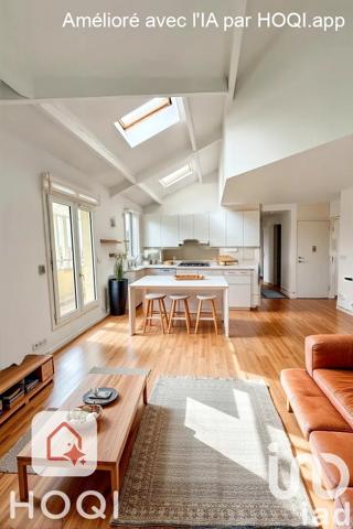 Appartement à vendre 3 pièces 60 m² Issy-les-Moulineaux
