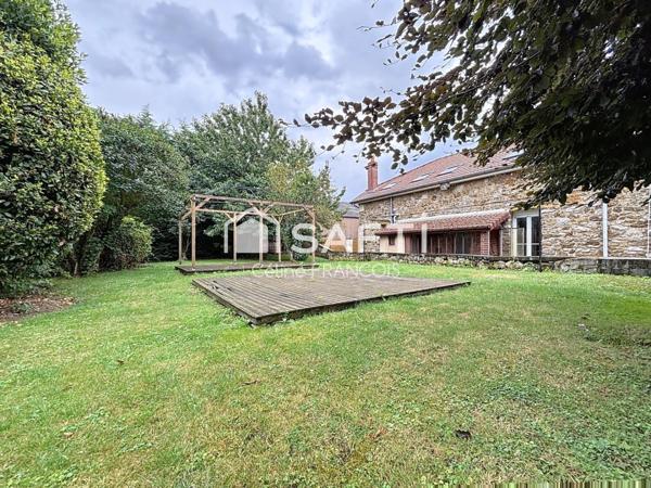 Maison meulière 4ch, 2200m², garages, cave