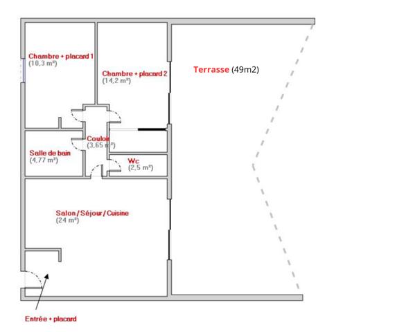 Appartement à vendre 3 pièces 61 m² Avignon