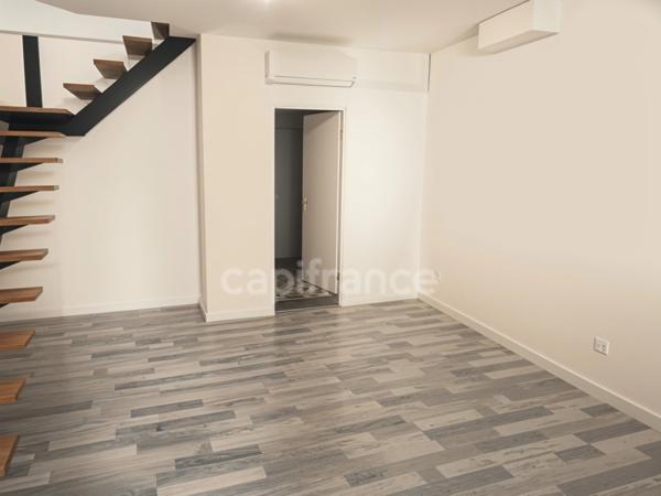 Duplex T2 Sète, rénové 2025, 42 m² loi Carrez, balcon, lumineux, DPE C, clim réversible, pied‑à‑terre