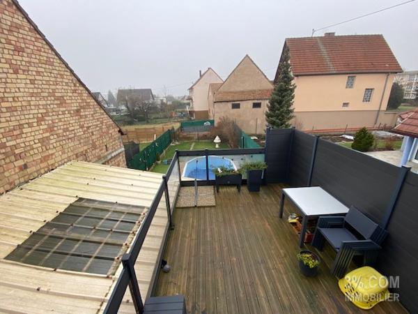 3%COM Maison alsacienne avec extension ( 300m²) jardin Schwindratzheim (67270)