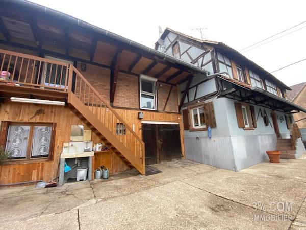 3%COM Maison alsacienne avec extension ( 300m²) jardin Schwindratzheim (67270)