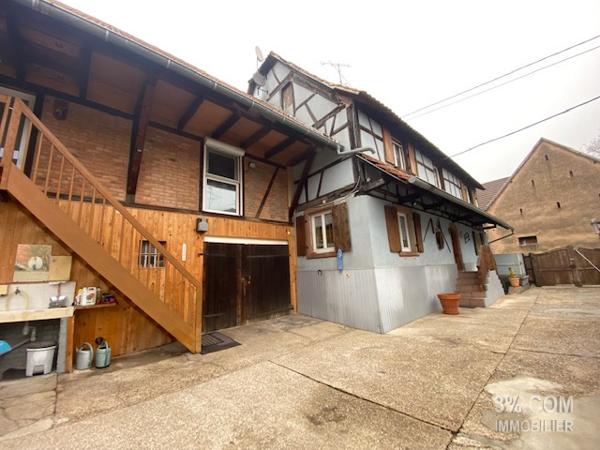 3%COM Maison alsacienne avec extension ( 300m²) jardin Schwindratzheim (67270)