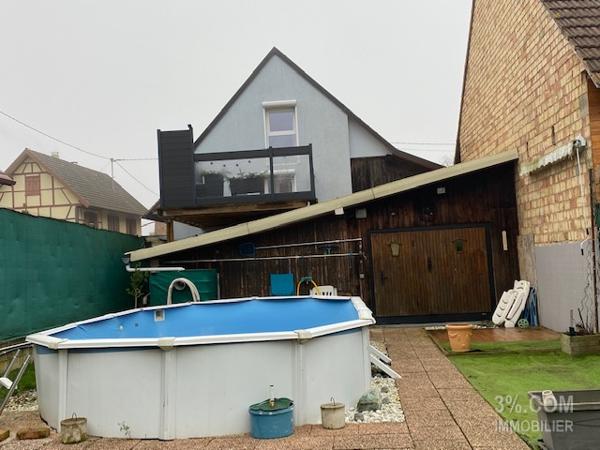 3%COM Maison alsacienne avec extension ( 300m²) jardin Schwindratzheim (67270)