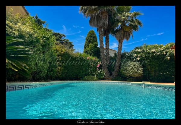DEPT 34 - LE CAP D'AGDE. VILLA LANGUEDOCIENNE 4 CHAMBRES - PISCINE - GARAGE - RÉS. PRINCIPALE OU SECONDAIRE