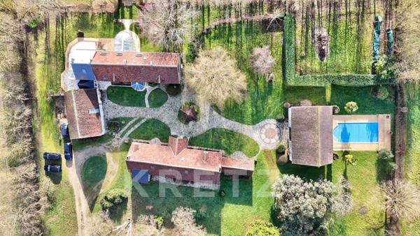 Domaine champêtre avec deux habitations