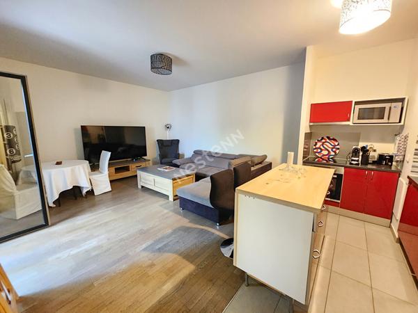 Quartier Sisley: grand 2 pièces  de 55m² avec terrasse, cave et parking