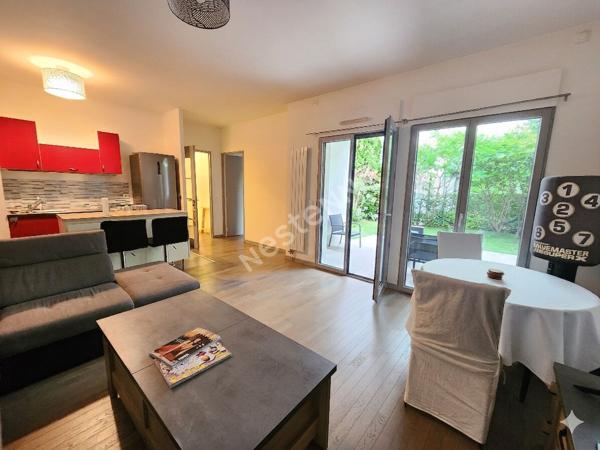 Quartier Sisley: grand 2 pièces  de 55m² avec terrasse, cave et parking