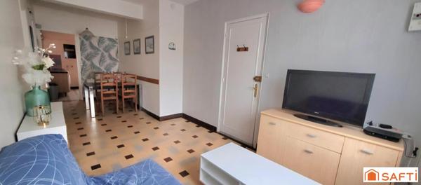 Appartement T3 de PLAIN PIED à seulement 2 minutes de la plage, grande cour, cave et dépendance