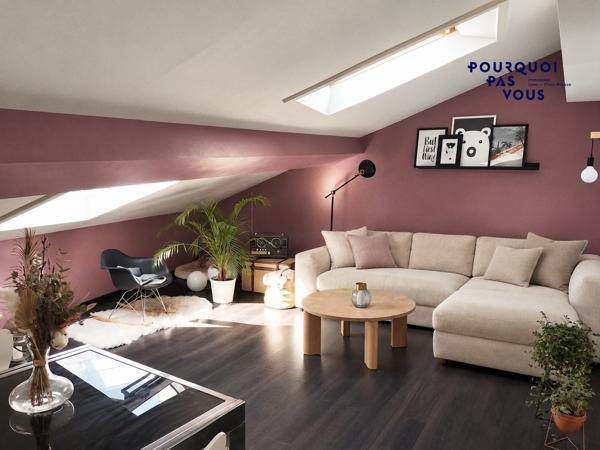 Joli T2 sous les toits à Villeurbanne