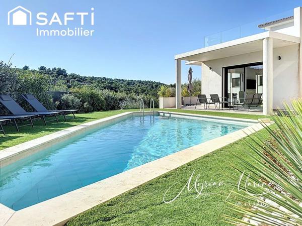 SAINT-AYGULF – Villa contemporaine avec piscine, garage et annexes