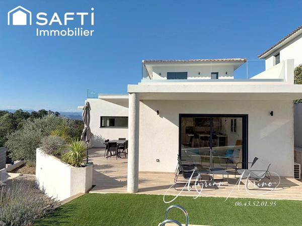 SAINT-AYGULF – Villa contemporaine avec piscine, garage et annexes