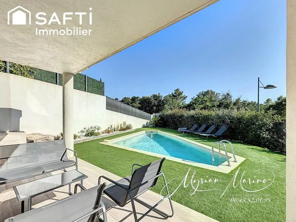 SAINT-AYGULF – Villa contemporaine avec piscine, garage et annexes