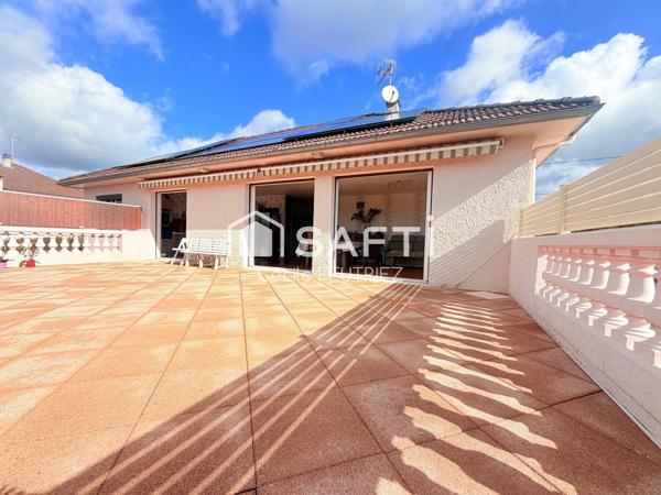 Maison de plain pied avec vue dégagée