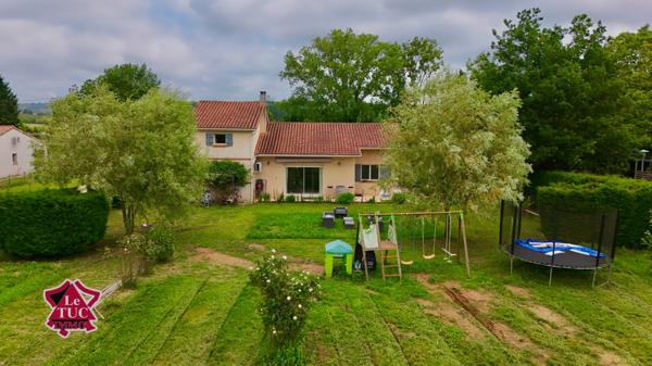 Maison familiale 4 chambres avec garage et jardin Lédat (47300)