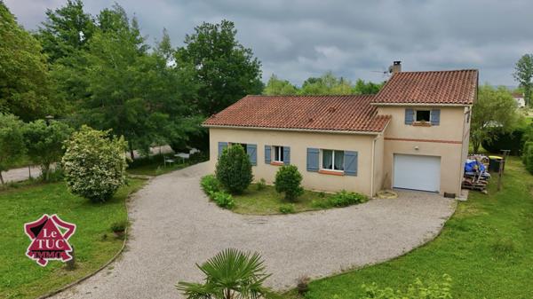 Maison familiale 4 chambres avec garage et jardin Lédat (47300)