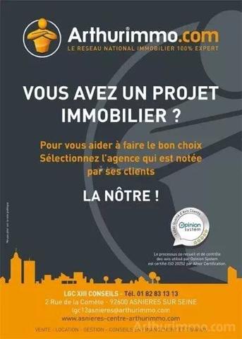 Location                                                      Appartement
                        
                     1 pièces                      26 m2                     à Asnières-sur-Seine