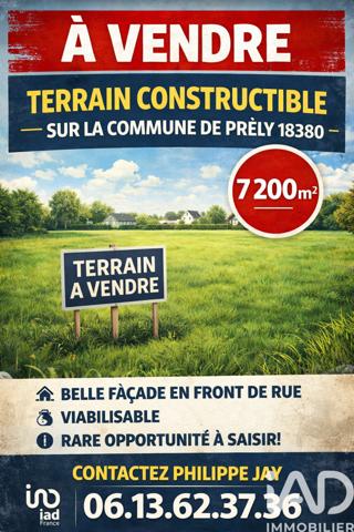 Terrain à vendre 7 209 m² Presly