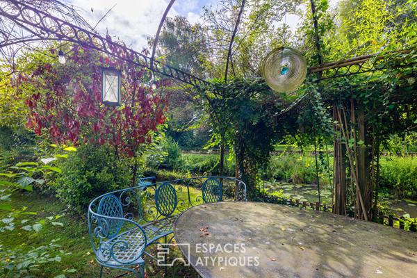 Maison lumineuse avec jacuzzi et jardin au fil de l’eau à Chevreuse