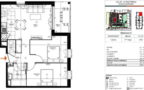 Appartement à vendre    3 pièces •  Saint-Paul-lès-Dax