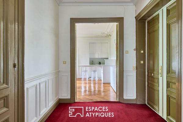 Appartement contemporain sur cour végétalisée