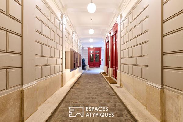 Appartement contemporain sur cour végétalisée