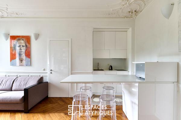 Appartement contemporain sur cour végétalisée