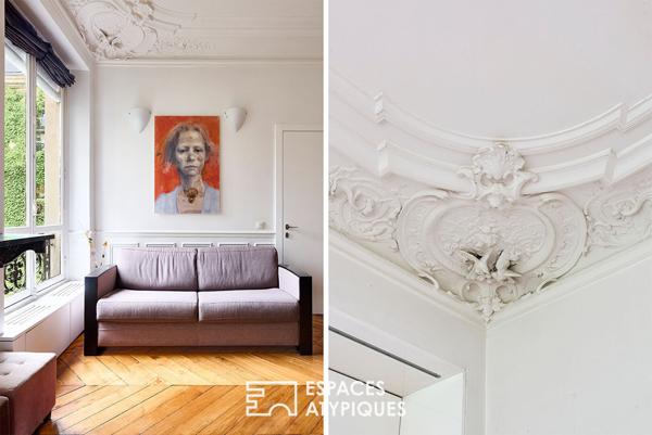 Appartement contemporain sur cour végétalisée