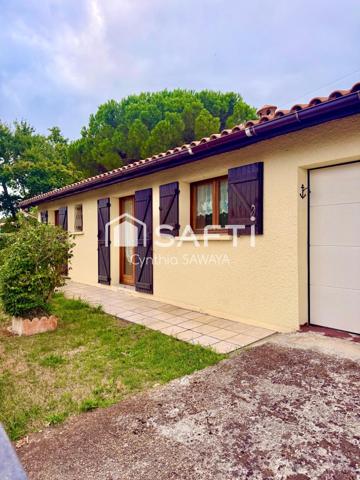Belle maison à rafraîchir avec garage, terrasse couverte et cabanon