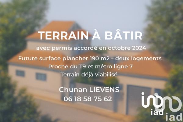 Terrain à vendre 249 m² Ivry-sur-Seine