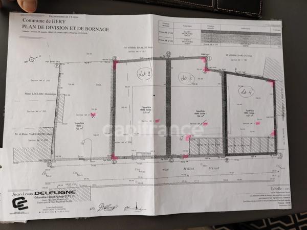 Terrain à vendre HERY (89) 1711m2