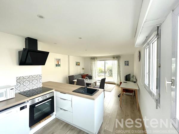 A LOUER - APPARTEMENT TYPE 2 MEUBLE AVEC GARAGE -  CARNAC BOURG