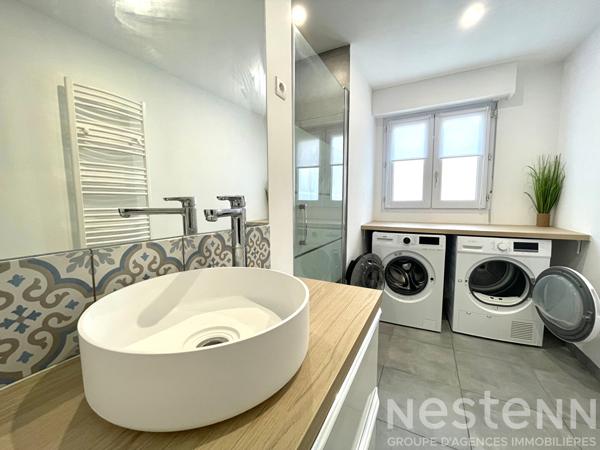 A LOUER - APPARTEMENT TYPE 2 MEUBLE AVEC GARAGE -  CARNAC BOURG