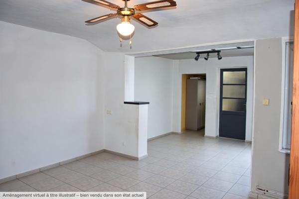 3 chbres + jardin + maison 90m2