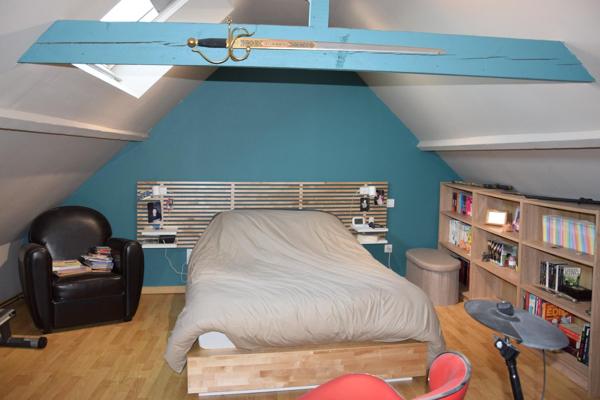 3 chbres + jardin + maison 90m2