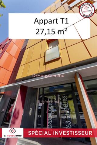 Appartement à vendre 1 pièce de 27 m²