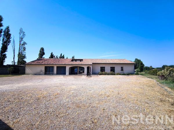 Maison à vendre à Peyrens avec 268 m² habitables, piscine et terrain de 3 600 m² pour un projet immobilier familial