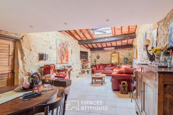 Maison de caractère avec terrasse à deux pas du littoral