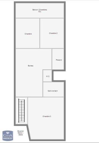 Location appartement Rezé (44400) 4 pièces 70.45m²