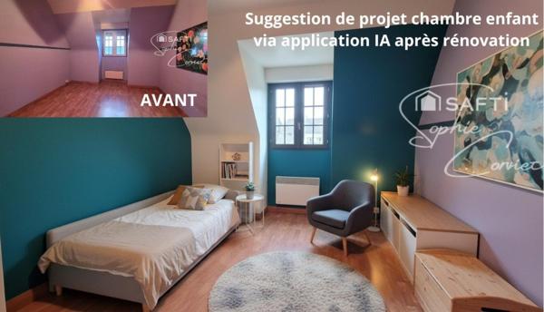 Maison de 119m² à rénover à 2,6km des plages Lodonnec et Langoz